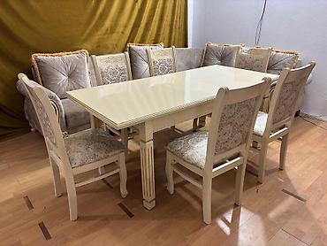 Qonaq otağı dəstləri: Komod, Masa və oturacaqlar, Divan -da lalafo.az — 3 Qonaq otağı dəstləri: Komod, Masa və oturacaqlar, Divan — 3