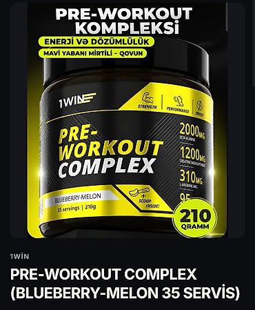1WIN Pre-Workout Complex – Blueberry-Melon dadı - Məhsul növü