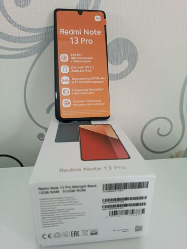 redmi not 11 t: Xiaomi 13 Pro, 512 GB, rəng - Qara, 
 Zəmanət, Sensor, Barmaq izi