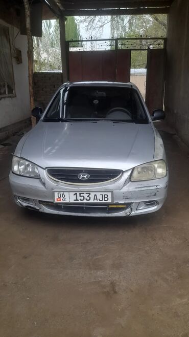 Hyundai: Hyundai Accent: 2004 г., 1.5 л, Механика, Бензин, Седан