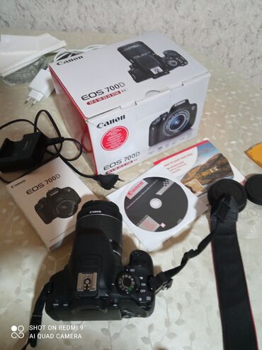 фотоаппарат самсунг nx300: Canon EOS 700D DSLR fotoaparat dəsti Xüsusiyyətlər: - Modell: Canon