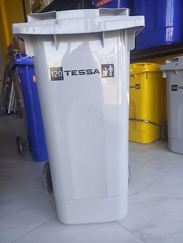 Tullantı qabları: Tessa 120 L təkərli zibil/qəza konteyneri - Həcm: 120 litr (etiketdə — 1