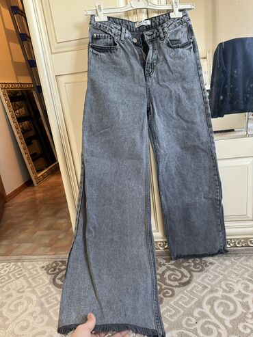 женские джинсы армани: Прямые, Dilvin, Турция, Высокая талия