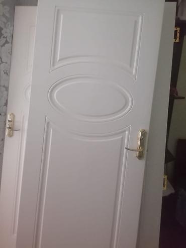 islenmis qapi pencere: Ağ otaq qapısı dəsti - Klassik dizayn: üst və alt panellərdə — 1