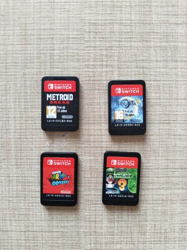 new nintendo 3ds games: Игры на Nintendo switch (картриджи) Metroid Dread Mario Odyssey