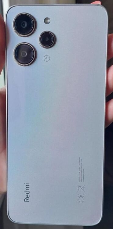 Redmi: Redmi 12, 128 GB, rəng - Ağ, Barmaq izi