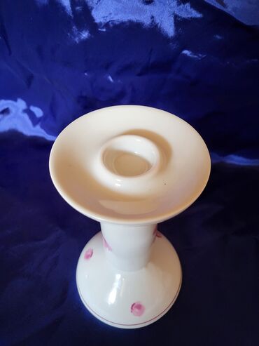 Stare vaze i dekor: Svecnjak nov 1945g+ Volkstedt Nemacka. Nov svecnjak,sve na njemu — 6
