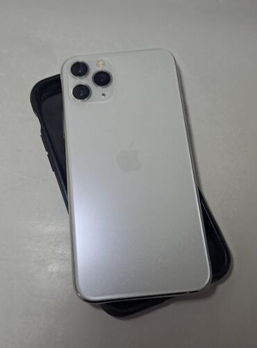 ддр 4: IPhone 11 Pro, Колдонулган, 64 ГБ, Күмүш, Каптама, 74 %