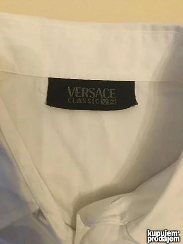 Košulje: Košulja Versace, bоја - Bela — 10