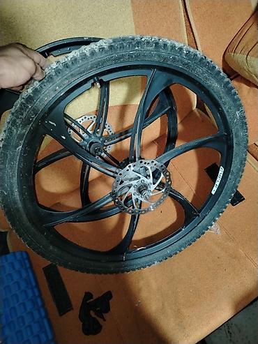4 teker velosiped: Velosiped üçün ön təkər komplekti - Ölçü: 26" (dağ velosipedi ölçüsü) — 1