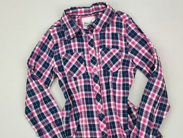 Shirts: Shirt 12 years, condition - Very good, pattern - Cell, color - Multicolored