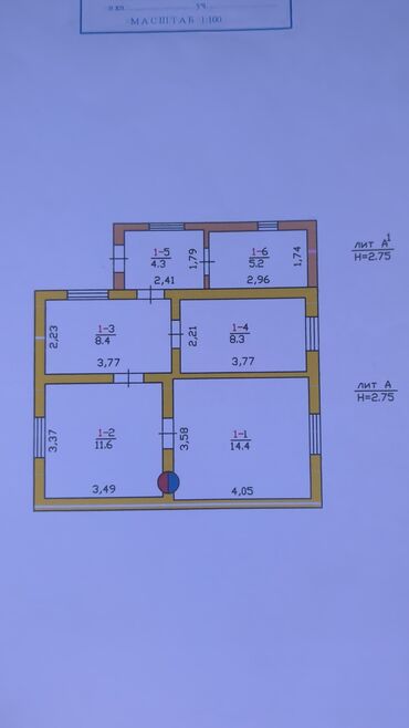 Сельхоз предприятия: Дом, 52 м², 3 комнаты, Риэлтор