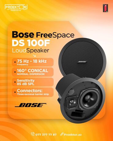 Monitorlar: Bose DS100F LoudSpeaker 75 Hz- 18 kHz 160° conical Nominal Dispersion lalafo.az -da Monitorlar: Bose DS100F LoudSpeaker 75 Hz- 18 kHz 160° conical Nominal Dispersion