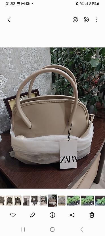 zara hm: Классическая сумка, Турция, Материал: Искусственная кожа, Застежка на молнии, Женские, Новый — 3