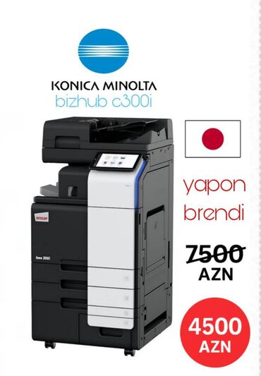 Printerlər: Konica Minolta bizhub c300i skaner ksero printer çap. Dəqiqədə 30