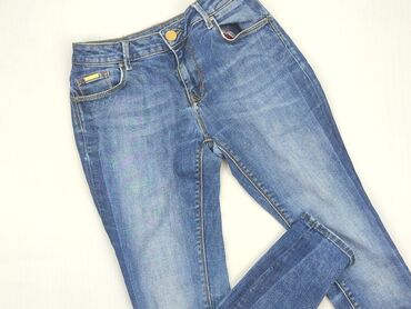 spodnie jeans z dziurami damskie: Jeansy damskie, S