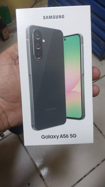 телефон fly 526: Samsung Galaxy A56, 256 ГБ, цвет - Черный, Отпечаток пальца