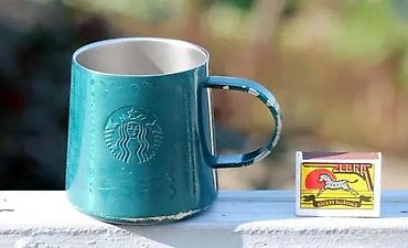 Staro posuđe i escajg: Starbucks 2020 Green Shine Stainless Steel Vacuum Šolja kafu. Extra — 1