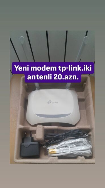 perviz bulbule madem: Yeni iki antenli madem tp -link