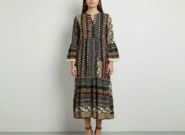 spódnice plisowane midi w kwiaty: New Collection, Women`s dress, size S