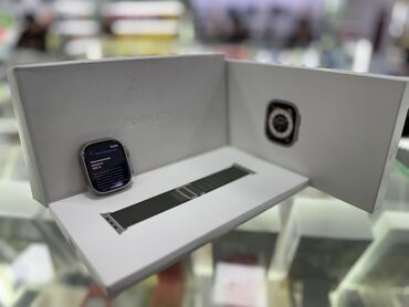 часы президент: Apple Watch Ultra (49 мм) с ремешком Alpine Loop (зелёный) - Корпус