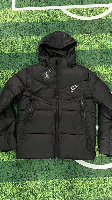 флиски найк бишкек: Эркектердин курткасы, M, Nike, Жаңы, түсү - Кара, Өзү алып кетүү