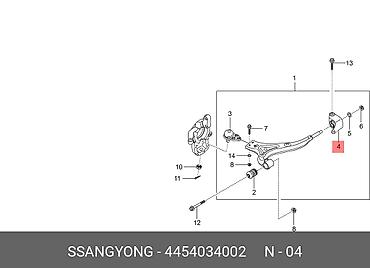 blok pitaniya: FEBEST SGAB-021 ALT QABAQ RIÇAQININ SAYLENTBLOKU – SSANGYONG ACTYON / — 2