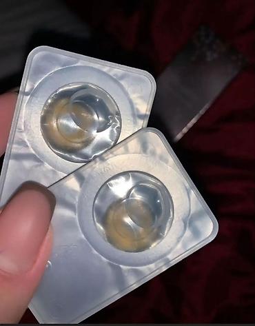 Косметика: Цветные контактные линзы для глаз - Модели и оттенки: - GEM-PURPLE — 17