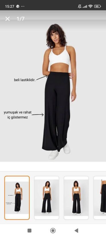 pencekler qadin ucun: Брюки, S, цвет - Черный