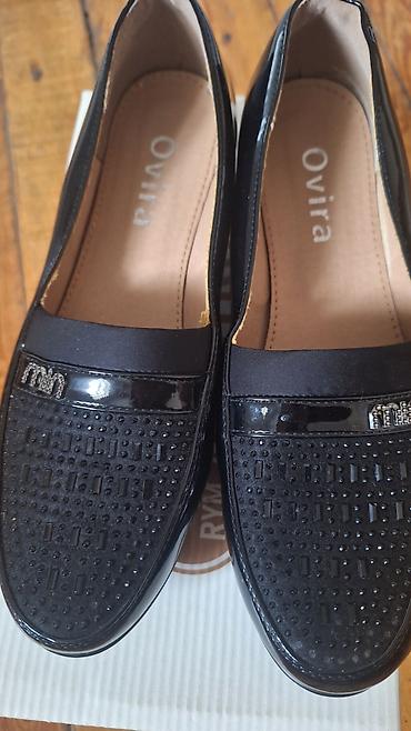 Женская обувь: Qara rəngli qadın loaferləri – Ovira - Model: Ovira, kod B001-142 — 2