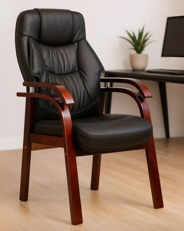 Ofis və oyun kresloları: Yeni, Təkərli, Qolları tənzimlənir, Dəri — 7