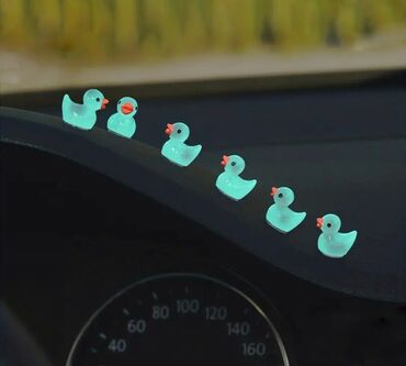 maşın aksesuarları: Sevimli ördekler maşın iç dekorasyon (neonlu)