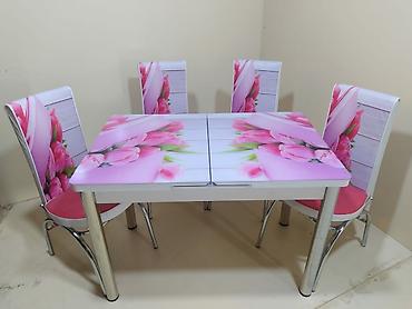 Masa və oturacaq dəstləri: *Hazır elde olan* ✔️Türk istehsalı🇹🇷 ✔️Kuxna üçün stol stul dəsti ✔️ — 13