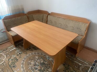 купить кресло кровать недорого бу: Кухонный мягкий уголок, Б/у, Дерево