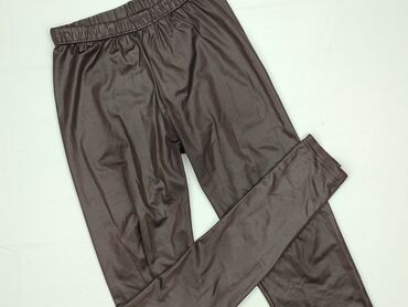 Leggings Eco-leather for women, size L (EU 40)