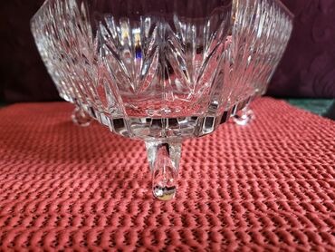 Ostalo posuđe: Bombonijera nova,kristal Zajecar 70te. Bombonijera kristalled — 17