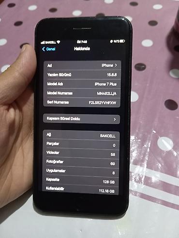 redmi a3 pro: IPhone 7 Plus, 128 GB, Qara, Barmaq izi — 5