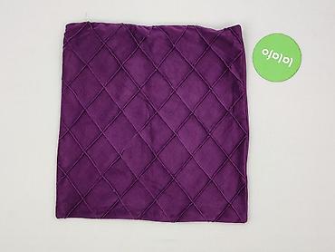 styl gotycki: Poszewka na poduszkę dekoracyjną – fioletowa, pikowana - Materiał — 2