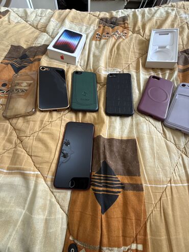 iphone se 2022 ikinci el: IPhone SE 2022, 128 GB, Qırmızı, Barmaq izi, Simsiz şarj
