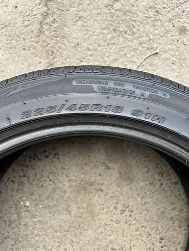 шины 225 45 18: Пара летних шин 225/45 R18 91H. Характеристики: - Размер: 225/45 R18 — 4