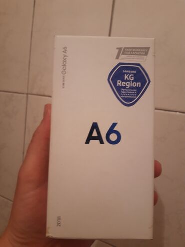 Мобильные телефоны и аксессуары: Samsung Galaxy A6, Б/у, 32 ГБ, цвет - Черный, 2 SIM