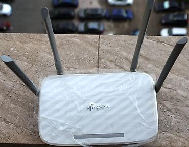 Modemlər və şəbəkə avadanlıqları: Ruter TP-Link AC1200 TP-Link AC1200 Archer C50 model qutusunda — 2