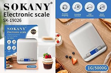 device kg: Кухонные электронные настольные весы от фирмы Sokany, компактные — 8