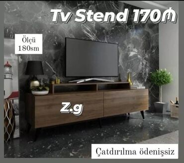 Dolablar: *Tv Stend 170Azn* ✔️İstehsal Rusiya Laminat 18/lik *Rəng seçimi