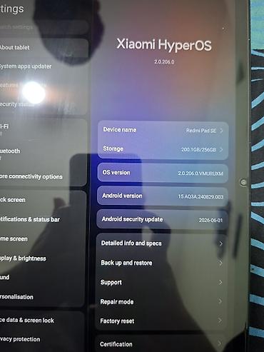 Планшеты: Планшет, Redmi, память 256 ГБ, 11" - 12", Wi-Fi, Б/у, Классический цвет - Серебристый — 4