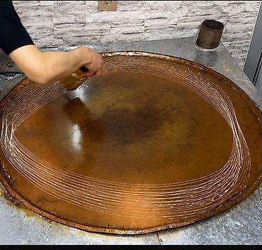 təndir corəyi: Kadayif sobasi ve kadayif bishirmek uchun butun avadanliq hamisi — 1