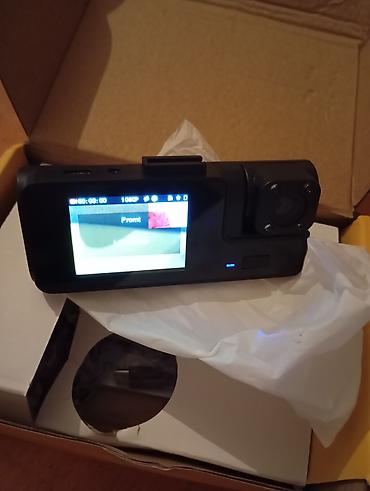 videoregistrator: Təzə Ikili linzalı avtomobil DVR (videoqeydiyyatçı) Видеорегистратор — 2