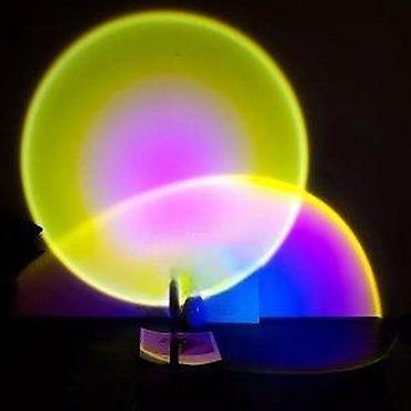 staklene case maxi: 🌅 NOĆNA LAMPA – SUNSET / RAINBOW PROJEKTOR LED USB Lampa – Zalazak — 9