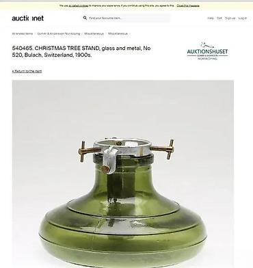 Praznična dekoracija: Stalak za jelku Bülach – srednji model - Stakleni rezervoar u zelenoj — 8