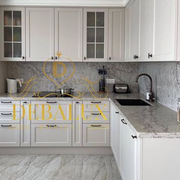 Sifarişlə mətbəx mebeli: Sifarişlə mətbəx dəsti, Özü çəkən petlələr, Mat laminat, Kredit var — 3